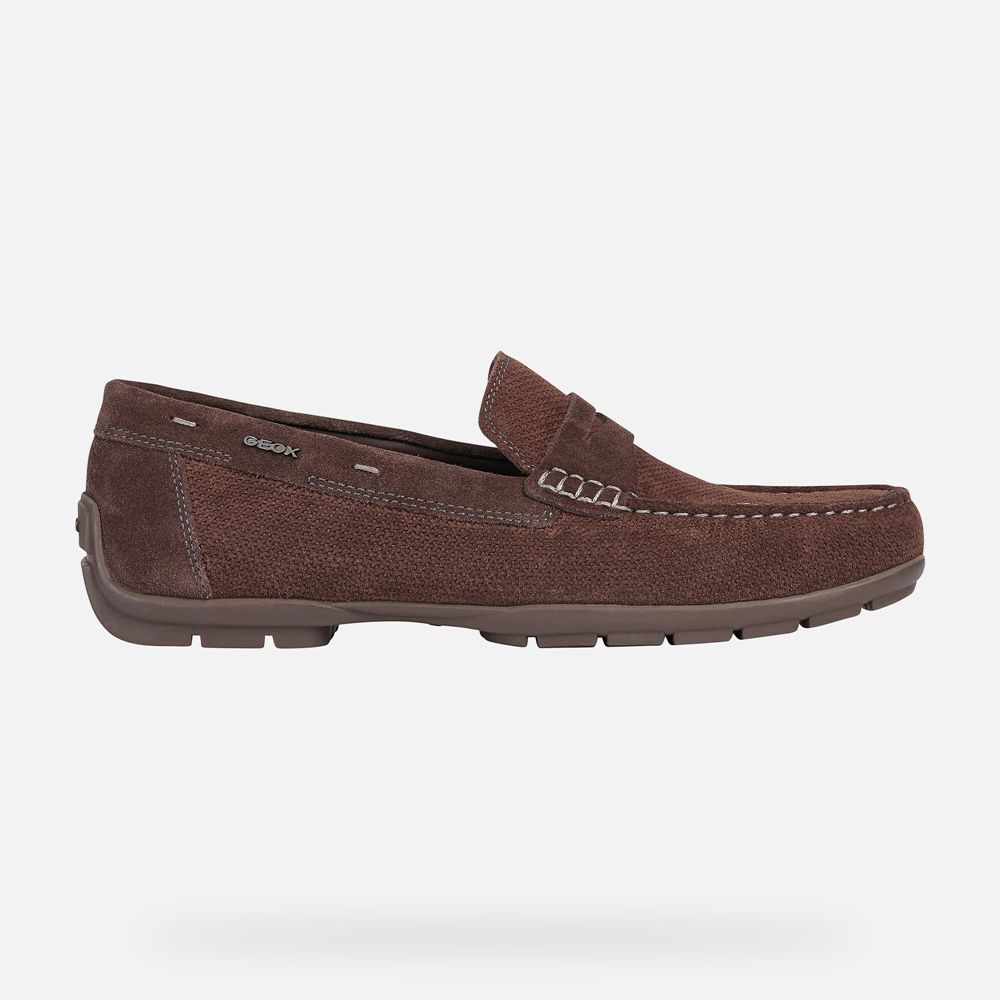 Geox Erkek Loafers Bordo - Moner 2Fit - XSQ-950617